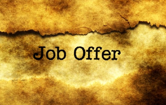 Job offer