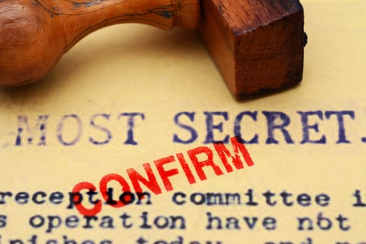 Most secret confirm
