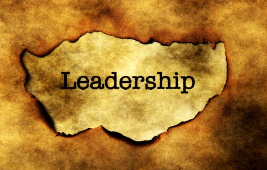 Leadership grunge concept