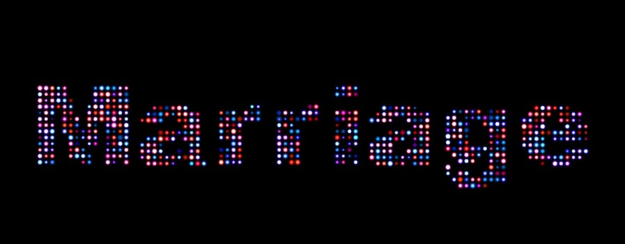 marriage led text