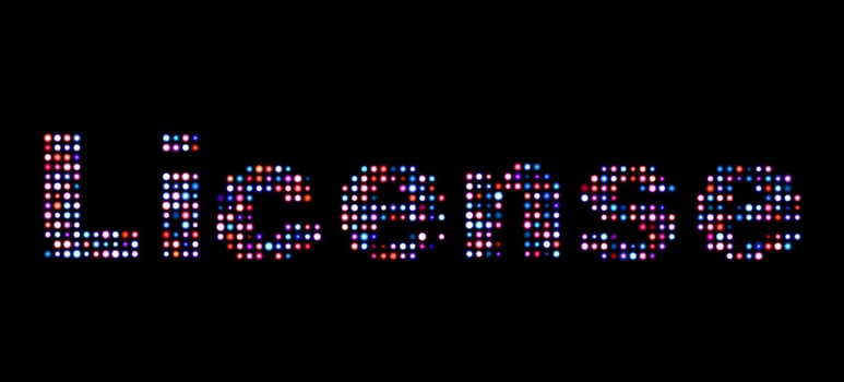 License led text