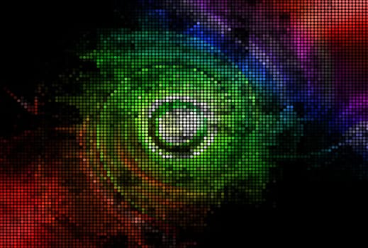 Colorful circles background