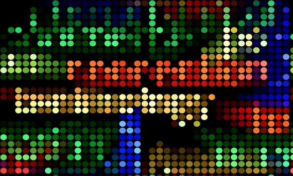 Colorful circles background
