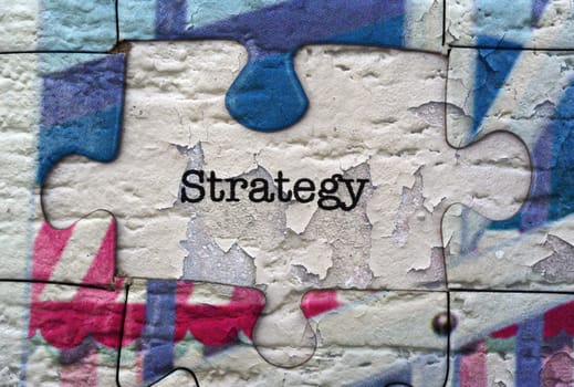 Strategy puzzle concept