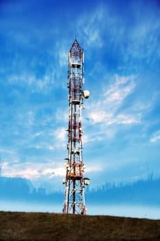 telecommunications pole
