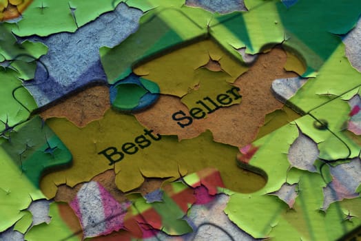 Best seller puzzle concept