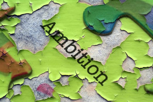Ambition puzzle concept