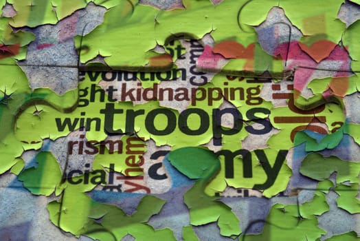 Army puzzle concept