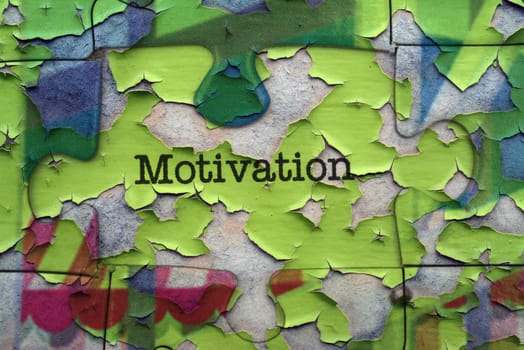 Motivation puzzle concept