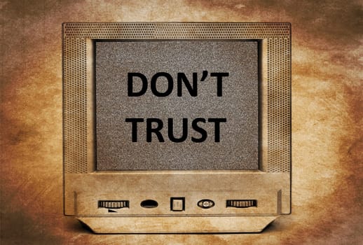 Don't trust TV
