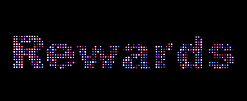 Rewards led text