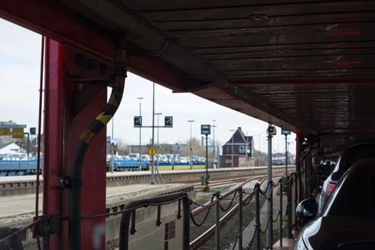 The car train to westerland on sylt