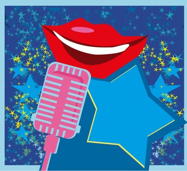 Karaoke night card