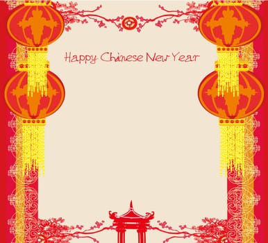 Mid-Autumn Festival for Chinese New Year card