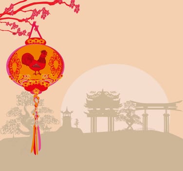 year of rooster design for Chinese New Year celebration