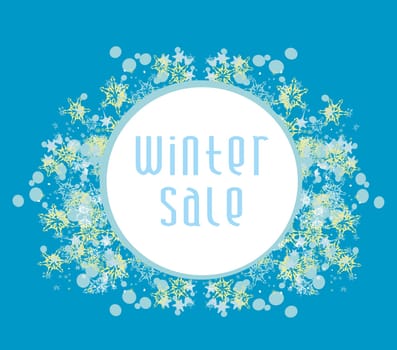 winter sale card
