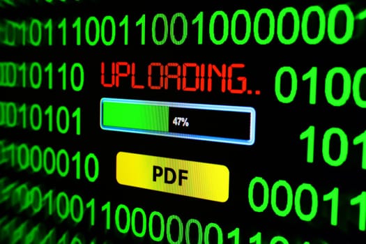 Uploading PDF
