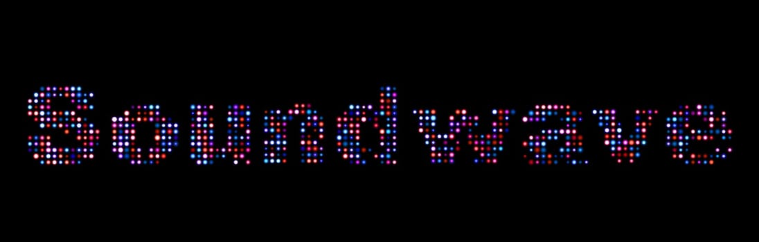 Soundwave led text