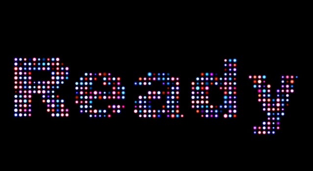 Ready led  sign