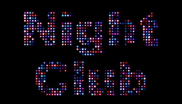 Night club led sign