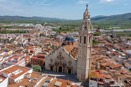 Alcala de Chivert Xivert church In Castellon Spain Saint Juan Bautista Spain