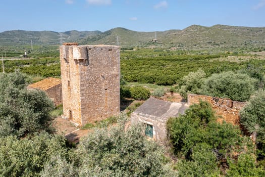 Watchtower Carmelet vigia in Cabanes of Castellon in Spain