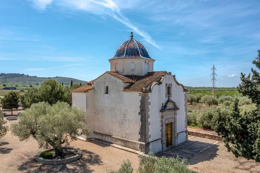Hermitage of Calvary, in Alcala de Chivert Province of Castellon, Spain, is a construction of Valencian baroque style