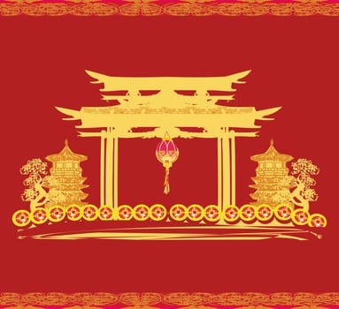 Mid-Autumn Festival for Chinese New Year card