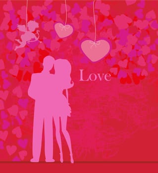 Happy valentines day - card