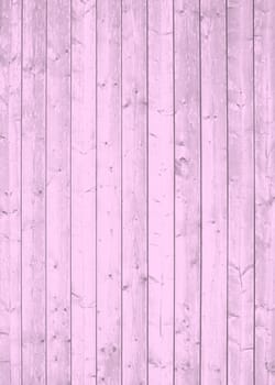 Pink wooden background texture with vertical planks