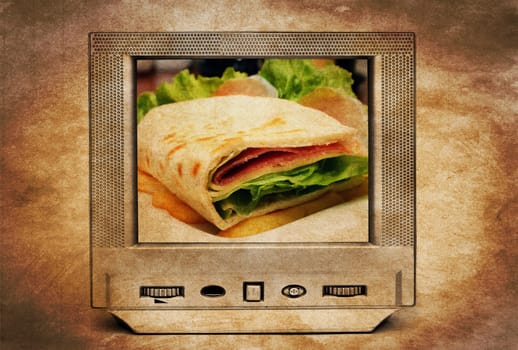 Sandwich on TV