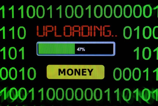 Upload money