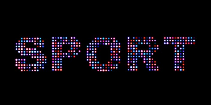 Sport led text