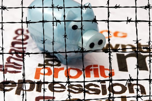 Piggy bank and profit concept