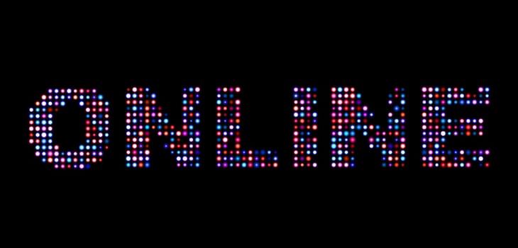 Online led text