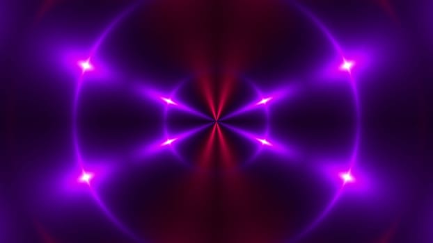 Fractal light. Computer generated 3d render