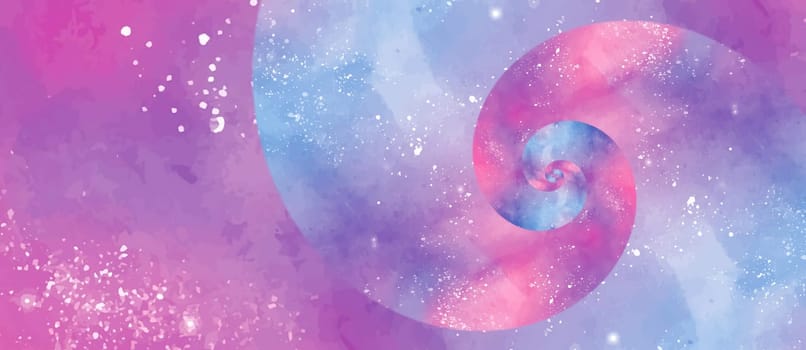 Watercolor detail for decoration. Blue and pink tie dye texture. Abstract tie dye background