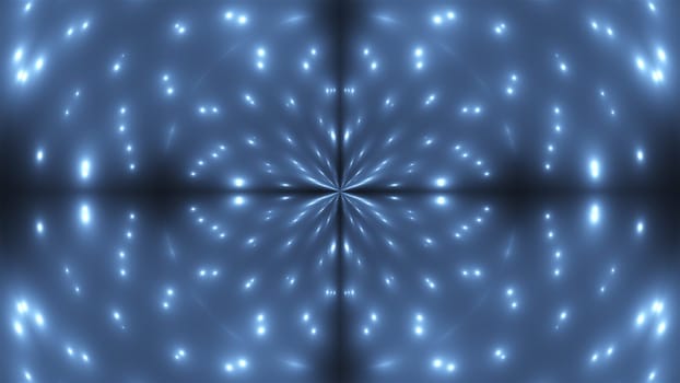 Flickering kaleida. Computer generated 3d render