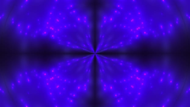 Flickering kaleida. Computer generated 3d render