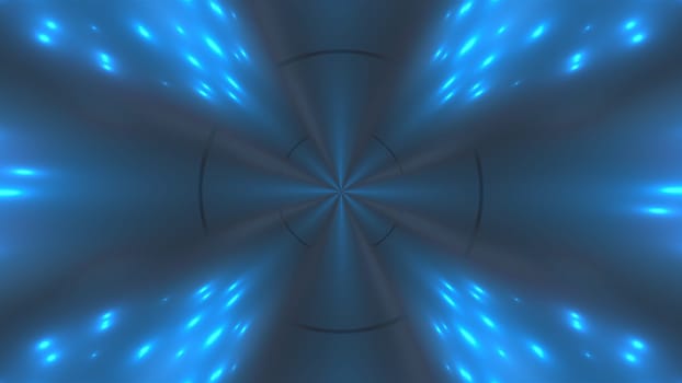 Flickering kaleida. Computer generated 3d render