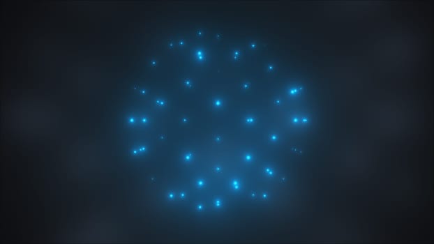 Flashing lights. Computer generated 3d render