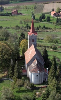 Church of Saint John the Baptist in Gornja Jelenska, Croatia
