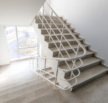 The staircase - emergency exit in hotel, close-up staircase, interior staircases, interior staircases hotel, Staircase in modern house, staircase in modern building