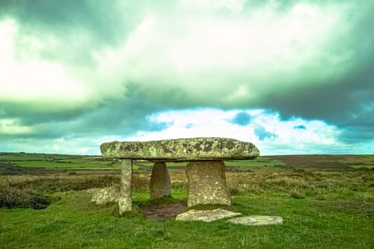 Lanyon Quoit - dolmen in Cornwall, England, United Kingdom