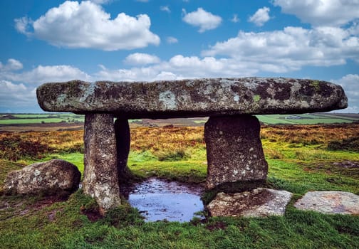Lanyon Quoit - dolmen in Cornwall, England, United Kingdom