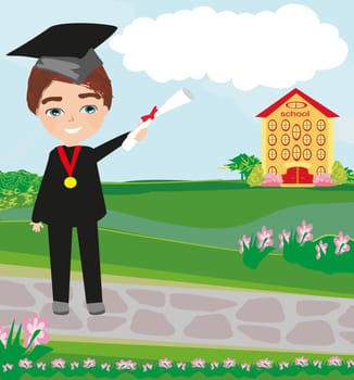 School-College Graduation - Boy