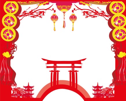 Mid-Autumn Festival for Chinese New Year card