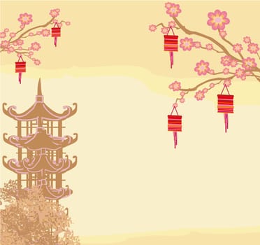 Mid-Autumn Festival for Chinese New Year card