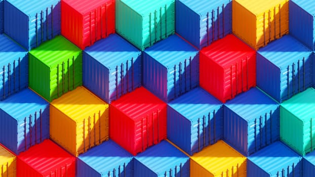 3D illustration Background for advertising and wallpaper in investment and storage cargo scene. 3D rendering in decorative concept.