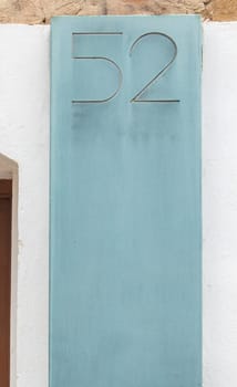 House number 45. Houses with personality concept
